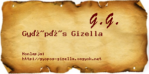Gyöpös Gizella névjegykártya